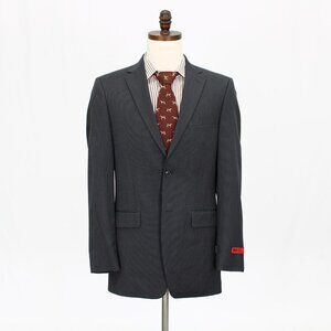 New Jones New York 38L Gray Striped 2B Sport Coat Blazer Jacket B953